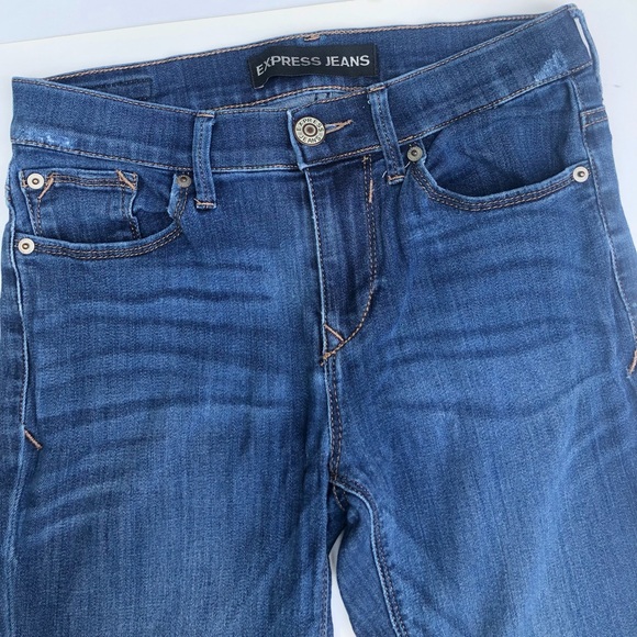 Express Mid Rise Legging Jeans - Picture 10 of 11